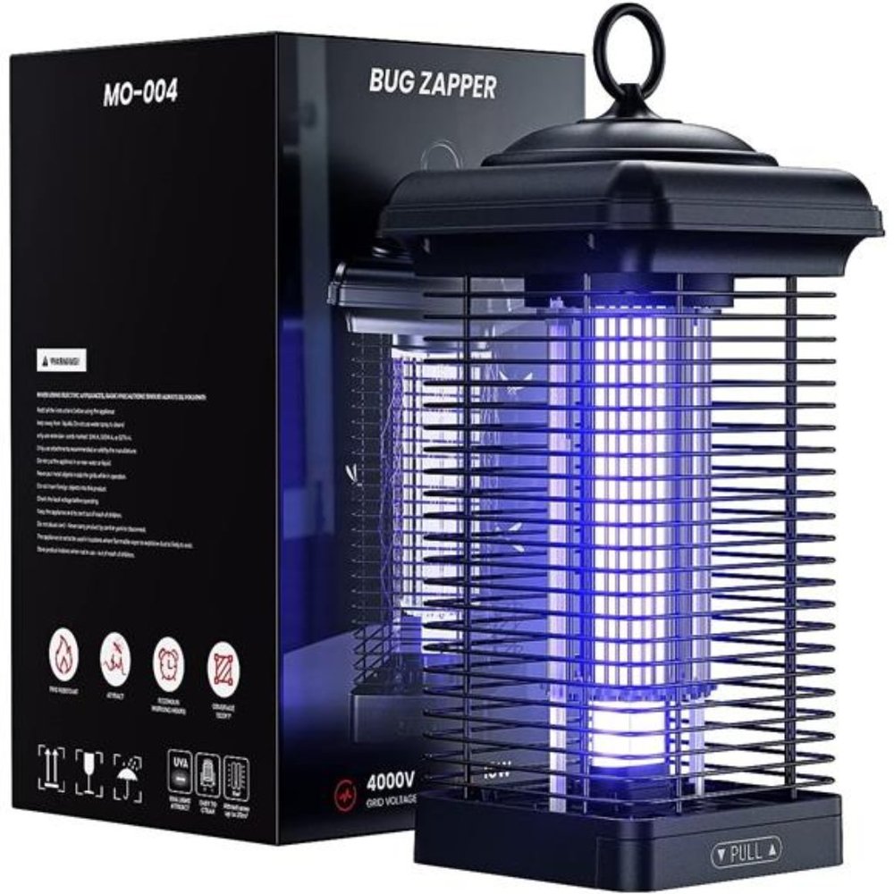 Bug Zapper Outdoor, 4000V 18W Mosquito Zapper Outdoor with 5ft Power Cord